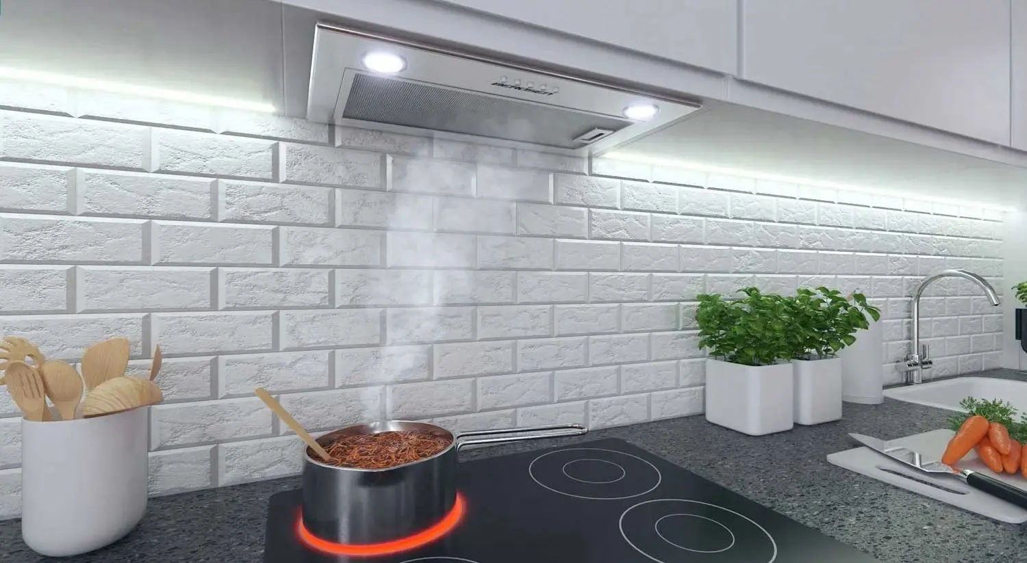 Встраиваемая вытяжка Berdsen BE-50 (Inox)