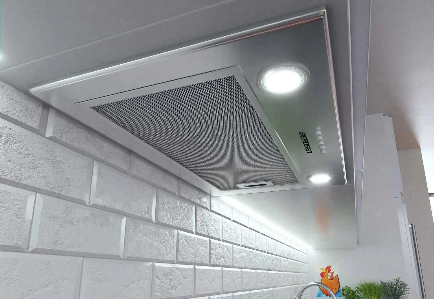 Встраиваемая вытяжка Berdsen BE-50 (Inox)