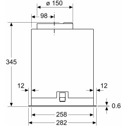 Встраиваемая вытяжка Bosch DLN56AC50 (Inox) Thumb