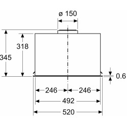 Встраиваемая вытяжка Bosch DLN56AC60 (Black) Thumb
