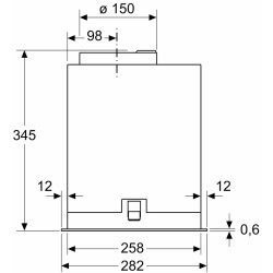 Встраиваемая вытяжка Bosch DLN78PC60 (Black) Thumb