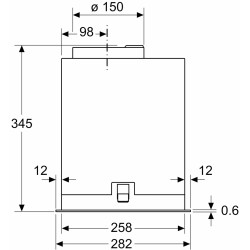 Встраиваемая вытяжка Bosch DLN87AC50 (Inox) Thumb