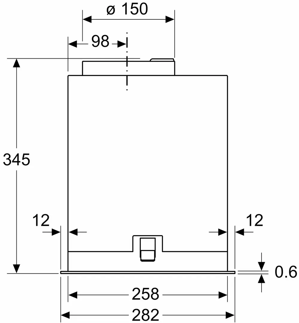 Встраиваемая вытяжка Bosch DLN87AC50 (Inox)