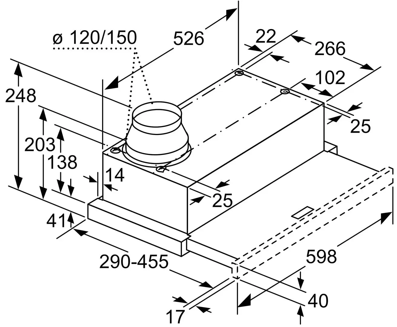Hota incorporabila Bosch DFL063W56 (Silver Metallic) - 6
