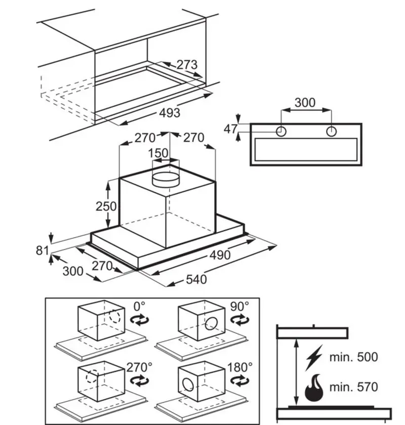 Встраиваемая вытяжка Electrolux 700 Sense LFG716W (White)