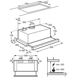 Встраиваемая вытяжка Electrolux LFP326AB (Grey) Thumb