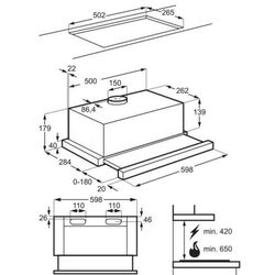 Встраиваемая вытяжка Electrolux LFP326FB (Black) Thumb