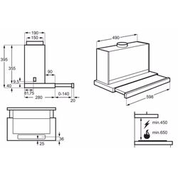 Hota incorporabila Electrolux LFP616X (Grey) Thumb