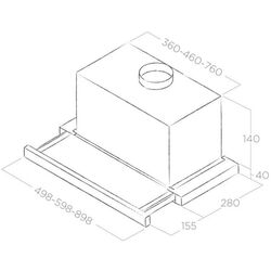 Встраиваемая вытяжка Elica Elite 14 LUX GRIX/A/90 (Grey) Thumb