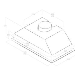 Встраиваемая вытяжка Elica Era C WH/A/72 (White) Thumb