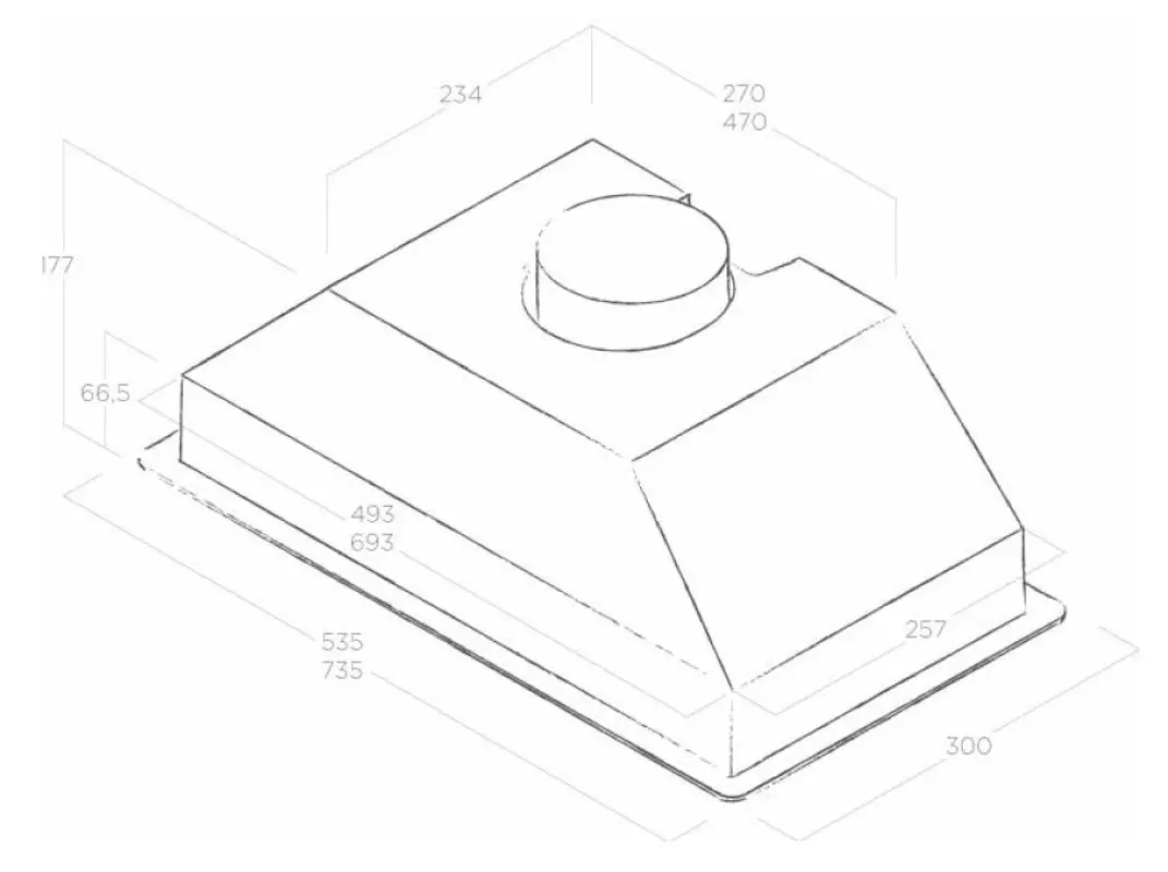 Hota incorporabila Elica Era GR/F/52 PRF0162662 (Silver)