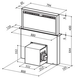 Встраиваемая вытяжка Faber Fabula EVO+WH A90 (White) Thumb