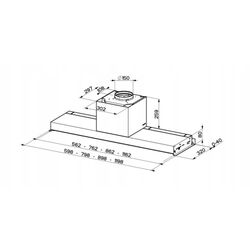 Hota incorporabila Faber In-Nova Touch X/BK A60 (Inox) Thumb