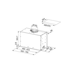 Встраиваемая вытяжка Faber Inka Lux Premium X A52 Kl 305.0658.601 (Inox) Thumb