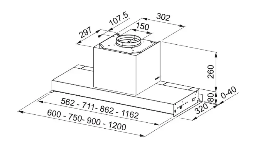 Встраиваемая вытяжка Franke Style Drip-Free FSTS DRIP-FREE 60 X (Inox)