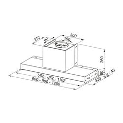 Встраиваемая вытяжка Franke Style Plus FST PLUS 608 X/2 (Inox) Thumb