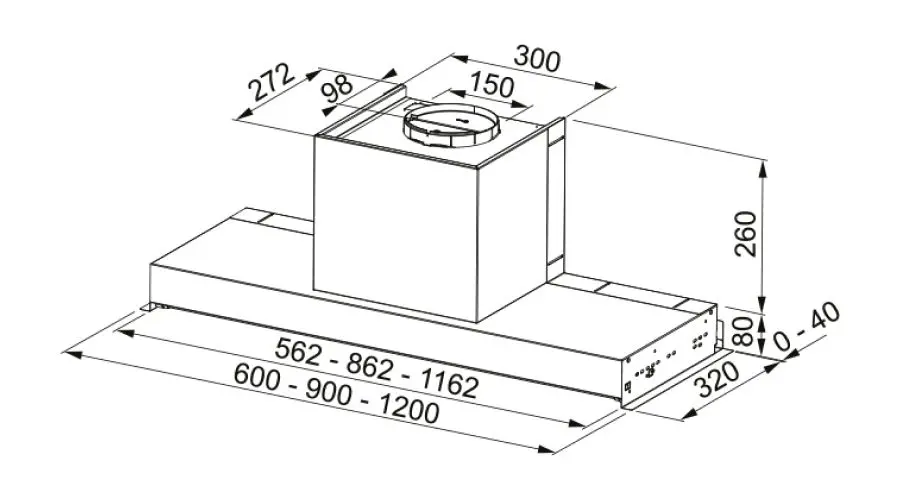 Встраиваемая вытяжка Franke Style Plus FST PLUS 608 X/2 (Inox)