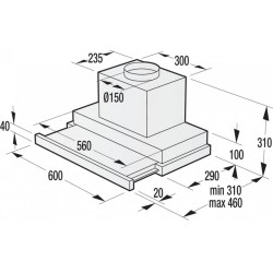 Встраиваемая вытяжка Gorenje BHP623E13X (Inox) Thumb