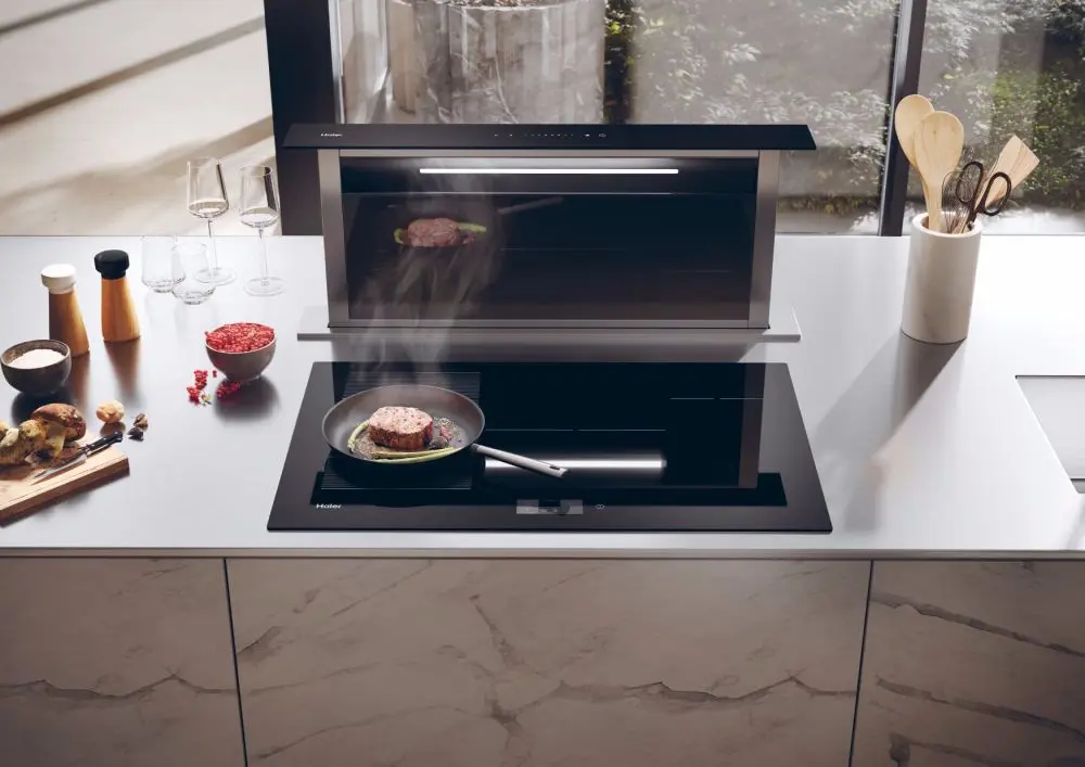 Встраиваемая вытяжка Haier HADD9SS6B (Black/Inox)