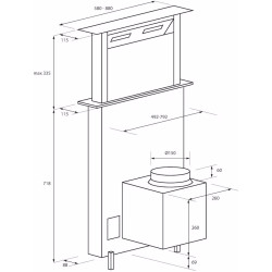 Встраиваемая вытяжка Haier HADD9SS6B (Black/Inox) Thumb