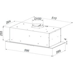 Встраиваемая вытяжка Maan Ares 60 Soft Touch (Black) Thumb
