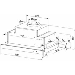 Встраиваемая вытяжка Maan Corona Bis 60 (Black) Thumb