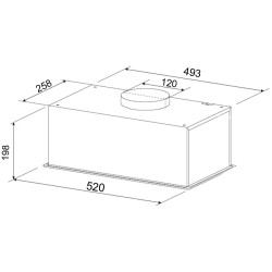 Встраиваемая вытяжка Mastercook Bora 850(52) Sensor FG BL LED (Black) Thumb