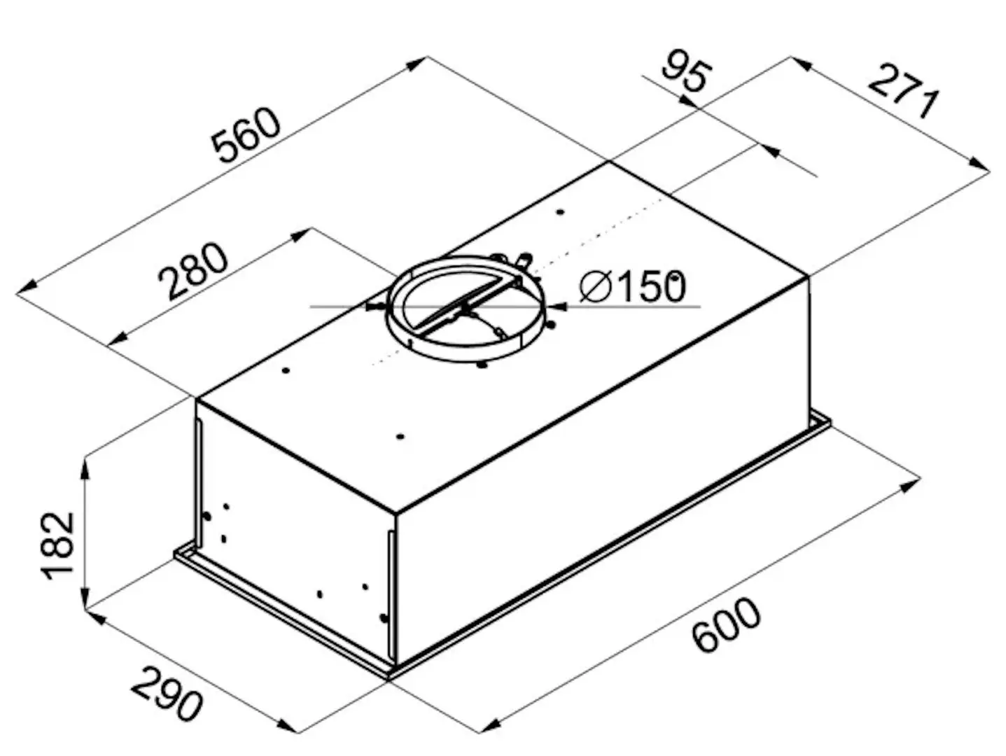 Hota incorporabila MPM 61-OS-65 (White) - 5