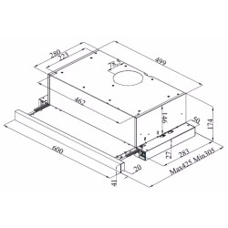 Встраиваемая вытяжка Nuova Cucina Ines (Beige) Thumb