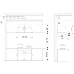 Встраиваемая вытяжка Samus HS6032DTGB (Black) Thumb
