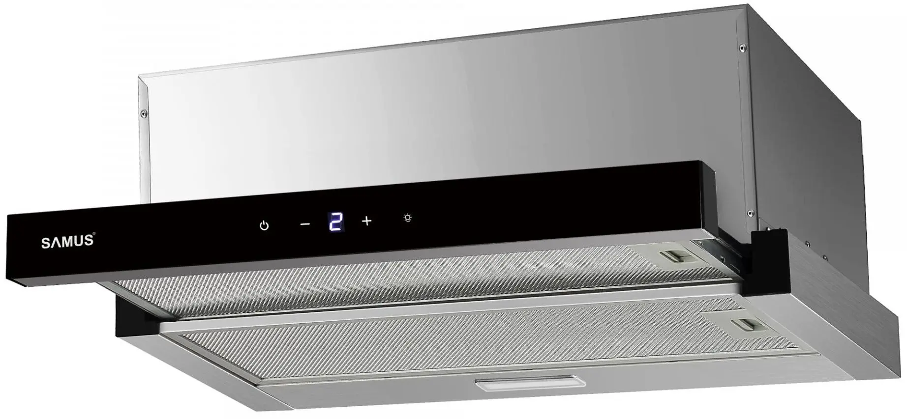 Встраиваемая вытяжка Samus HS6032DTGX (Black/Inox)