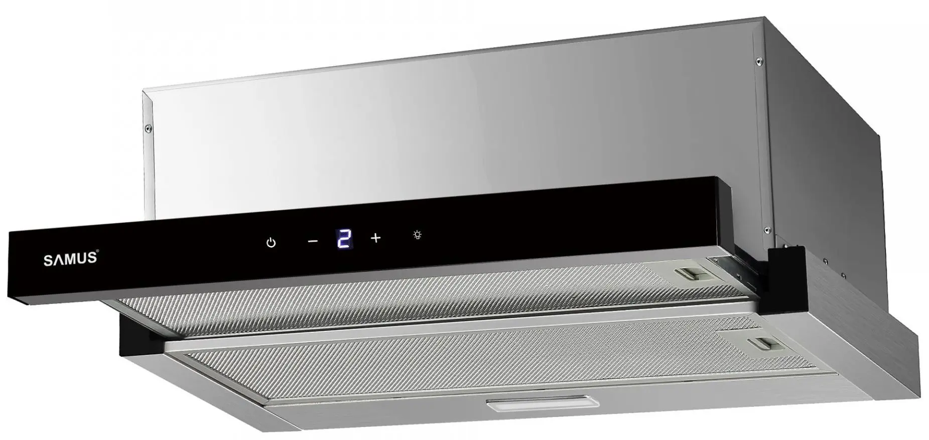 Встраиваемая вытяжка Samus HS6061DTGX (Black/Inox)