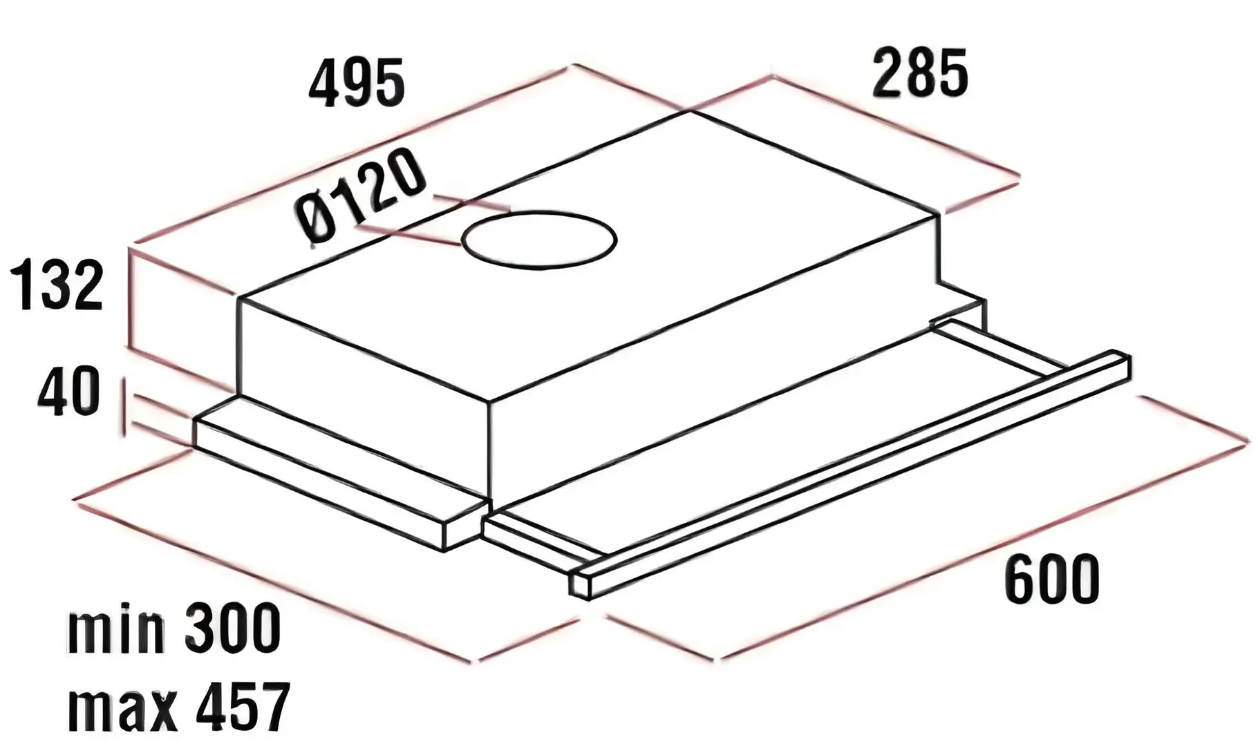 Встраиваемая вытяжка Studio Casa Alizee 60 (White)