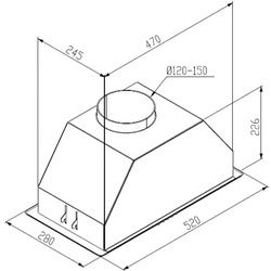 Hota incorporabila Studio Casa Allegra GD52FDVR5 (Black) Thumb