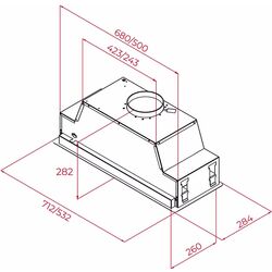 Встраиваемая вытяжка Teka GFL 57760 EOS IX (Inox) Thumb