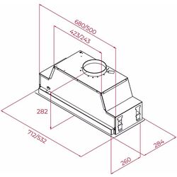 Встраиваемая вытяжка Teka GFL 77651 EOS (Inox/Black) Thumb