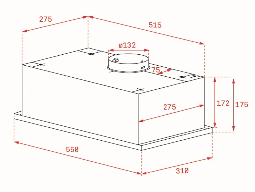 Hota incorporabila Teka Total GFG 2 (White)