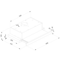 Встраиваемая вытяжка Tesla DT600AX (Inox) Thumb