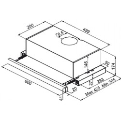 Hota incorporabila Tesy SL 104 2T 60 SX (Inox) Thumb