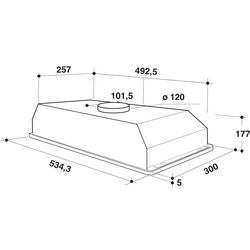 Hota incorporabila Whirlpool WCT 64 FLY X (Inox) Thumb