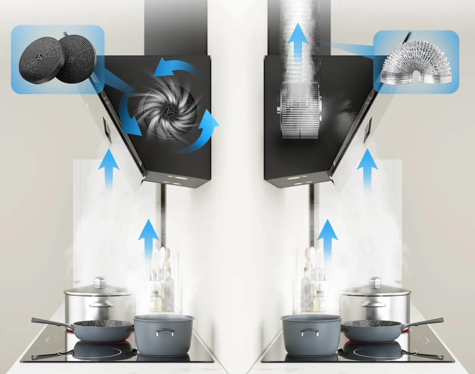 Вытяжка IsEasy TV5290D4-CC-I2 (Black)