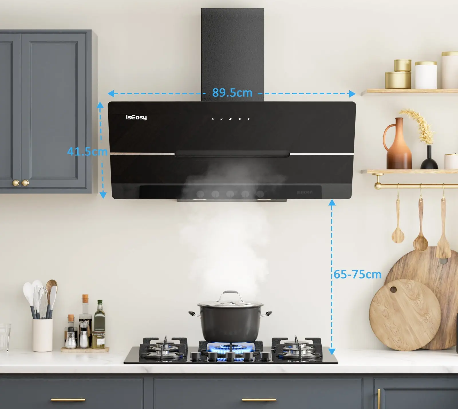 Вытяжка IsEasy TV5290D4-CC-I2 (Black)