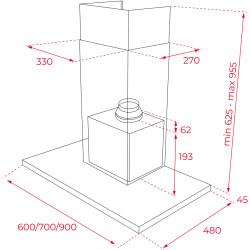 Вытяжка Teka DSH 686 (Inox) Thumb