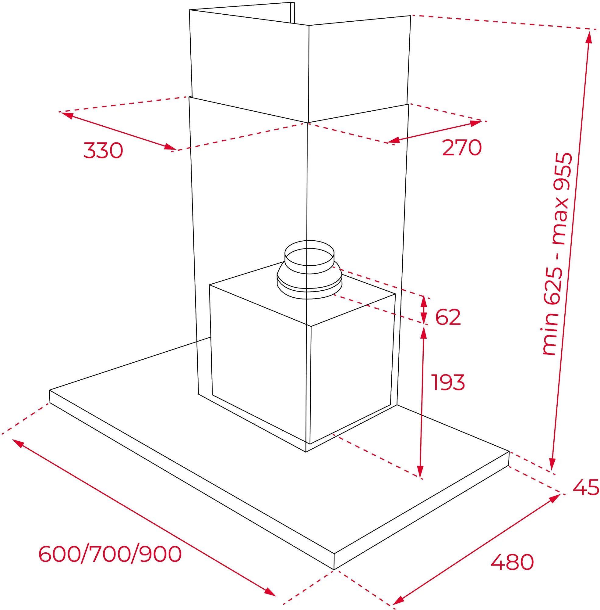 Вытяжка Teka DSH 686 (Inox) - 4