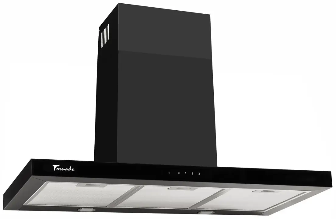 Вытяжка Tornado Lara 1200(90) BL LED (Black)