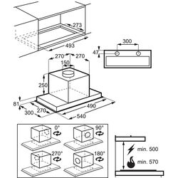 Hota incorporabila AEG DGE5661HM (Silver) Thumb