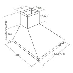 Вытяжка Akpo WK-4 Classic Eco 50 (Inox) Thumb