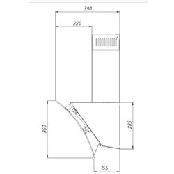 Вытяжка Akpo WK-4 Costa 60 (Black) Thumb