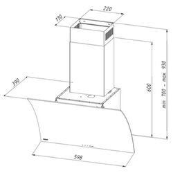 Вытяжка Akpo WK-4 Costa 60 (Black) Thumb
