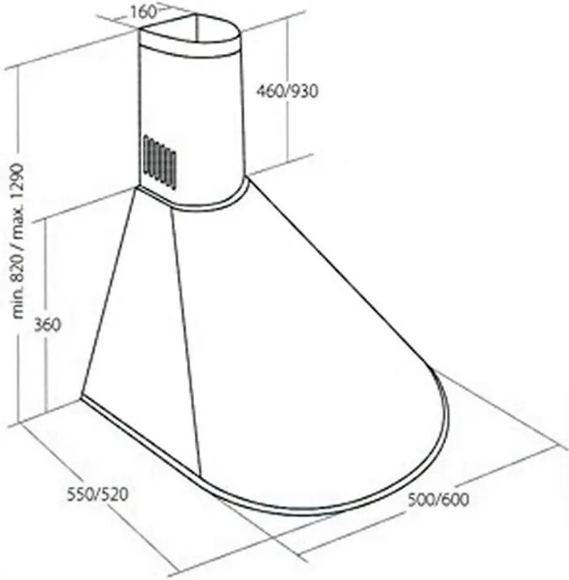Вытяжка Akpo WK-4 Dandys 60 (Inox)